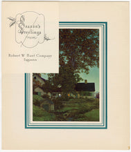 Load image into Gallery viewer, 1940's Vintage MAXFIELD PARRISH "SUN UP" Christmas Card, Tintogravure