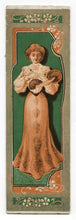 Load image into Gallery viewer, Antique 1900's ELITE TOILET PIN TABLET, Edwardian Glass Hat Pins, Vintage Fashion