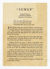 Load image into Gallery viewer, 1940's Vintage MAXFIELD PARRISH "SUN UP" Christmas Card, Tintogravure