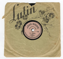 Load image into Gallery viewer, Antique 1920's French LUTIN JAVO DISQUE Phonograph Record with Sleeve