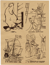 Load image into Gallery viewer, 1942 Antique MARCH OF PROGRESS Art Education, Print Set, Children's Game