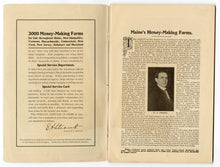 Load image into Gallery viewer, 1906 Antique MAINE&#39;S MONEY-MAKING FARMS, Farming and Agricultural Catalogue