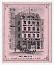Load image into Gallery viewer, Antique Victorian BODEGA Fine WINES AND BRANDY Advertising Book Cover