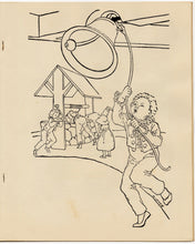 Load image into Gallery viewer, 1936 The Stick 'em Book of Mother Goose, Children's Activity Book, Helen Nyce