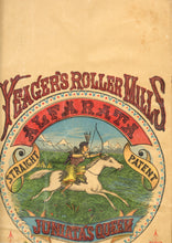 Load image into Gallery viewer, Antique Yeager Roller Mills Flour Bag, Native American, American West