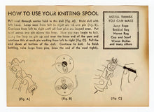 Load image into Gallery viewer, 1942 Loom Weave and Tapestry Outfit, Children's Knitting Game, Fashion, Art