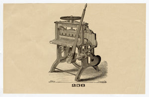 Letterpress and Printing Equipment Original Print | Press 258, Cutter