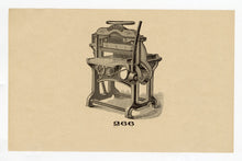 Load image into Gallery viewer, Letterpress and Printing Equipment Original Print | Press 266