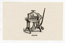 Load image into Gallery viewer, Letterpress and Printing Equipment Original Print | Press 268