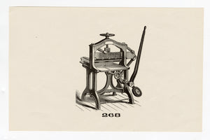 Letterpress and Printing Equipment Original Print | Press 268