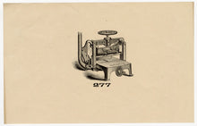 Load image into Gallery viewer, Letterpress and Printing Equipment Original Print | Press, 277 Paragon