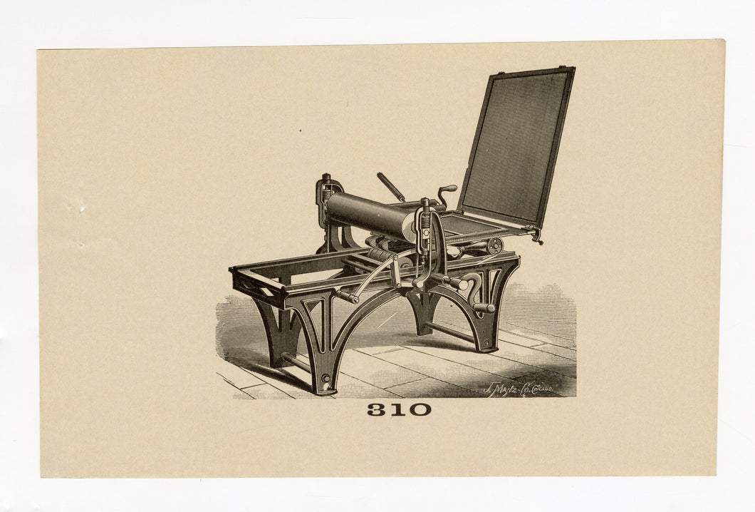 Letterpress and Printing Equipment Original Print | Press 310
