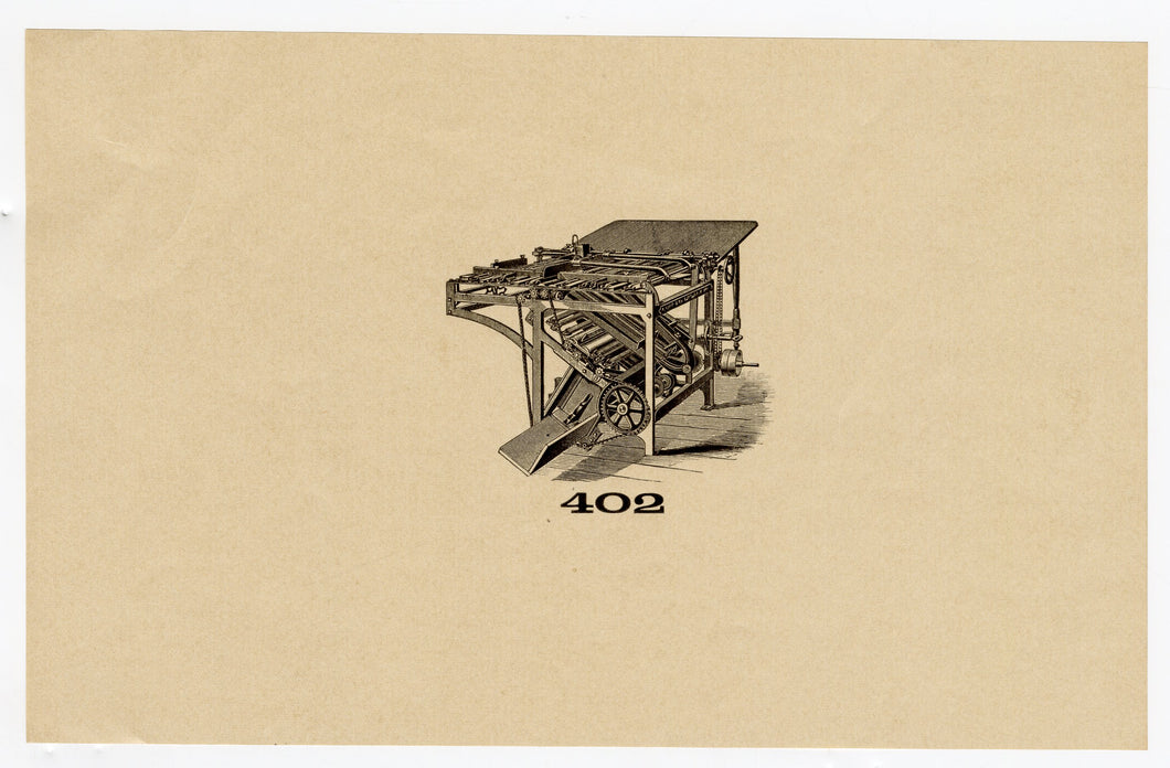 Letterpress and Printing Equipment Original Print | Press 402
