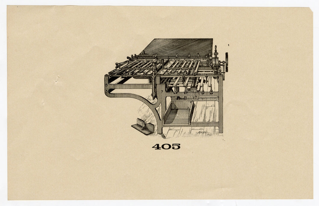 Letterpress and Printing Equipment Original Print | Press 405