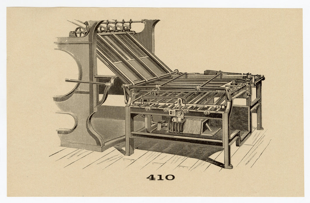 Letterpress and Printing Equipment Original Print | Press 410