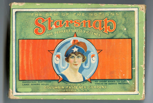 Edwardian STARSNAP Dress Fastener, 