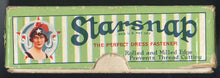 Load image into Gallery viewer, Edwardian STARSNAP Dress Fastener, &quot;The Gem of Notions&quot; || Columbia Fastener Co.