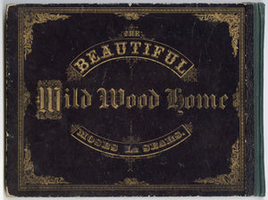 1879 Antique Beautiful Wild Wood Home Instrumental and Vocal Score, Book