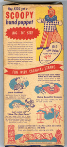 Vintage Carnival Straws Packaging with Original Straws Inside by National Soda Straw Company