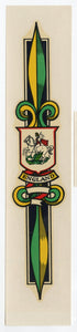 Vintage Unused England Bicycle Decal Label, Set of Two