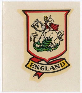 Vintage Unused England Bicycle Decal Label, Set of Two