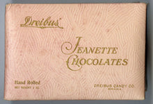 Load image into Gallery viewer, 1920s JEANETTE CHOCOLATE BOX, Dreibus, Empty