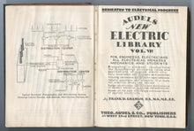 Load image into Gallery viewer, 1953 Edition of AUDEL&#39;S NEW ELECTRIC LIBRARY Volume VII, Questions and Answers, Illustrated Diagrams