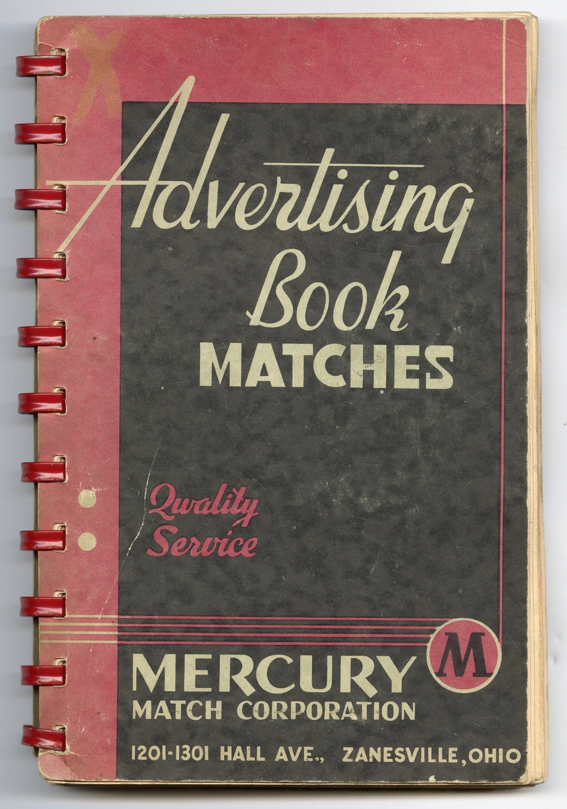 Vintage 1940s Advertising Book Matches Sample Catalog PDF ONLY