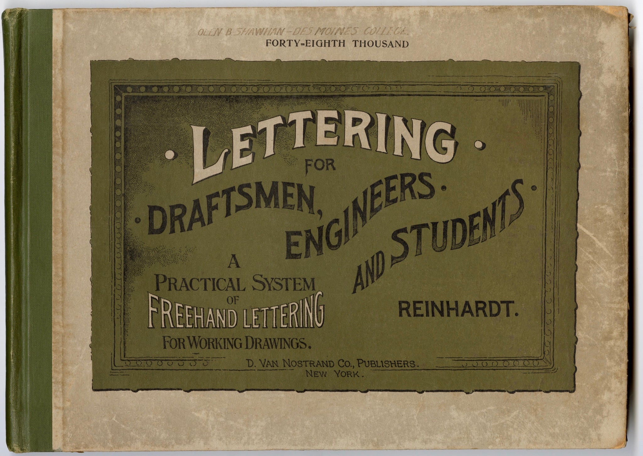 1917 LETTERING FOR DRAFTSMEN & ENGINEERING STUDENTS, Design Book PDF ...