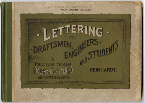 1917 LETTERING FOR DRAFTSMEN & ENGINEERING STUDENTS, Design Book PDF
