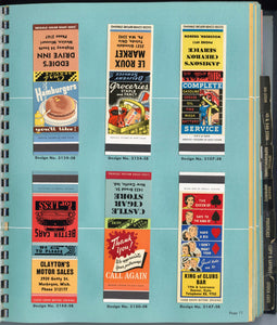 1958 MATCH Corporation of America MATCHBOOK Sample CATALOG, PDF ONLY