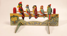 Load image into Gallery viewer, Vintage 1930&#39;s-1940&#39;s FIVE WISE BIRDS Children&#39;s SHOOTING GAME, Parker Bros.