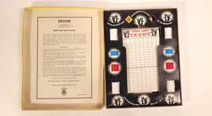 Vintage 1950's SKUNK DICE GAME, Complete Children's Board Game 