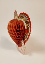 Load image into Gallery viewer, Antique BEISTLE VALENTINE&#39;S DAY Honeycomb Card, Heart, Holiday