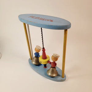 Vintage PLAYSKOOL Baby, Toddler, Children's Navy Sailor Bell Toy