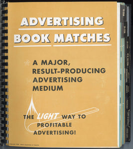 1958 MATCH Corporation of America MATCHBOOK Sample CATALOG, PDF ONLY\