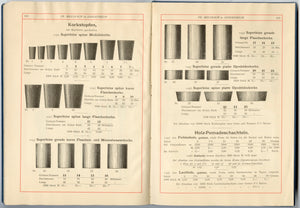 1889 Preisbuch von Fr. Melsbach in Sobernheim, Victorian Era Lithographer's Sample Catalog