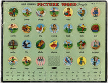Load image into Gallery viewer, 1958 Vintage Children&#39;s &quot;Help Yourself Picture World Puzzle&quot; No. 3 Toy/Game, Whitman