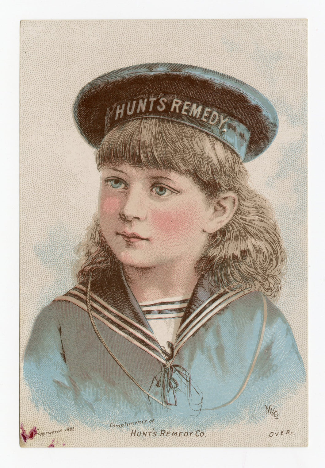 Victorian Hunt's Remedy Kidney & Liver, Quack Medicine Trade Card