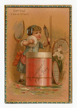 Load image into Gallery viewer, Victorian Veloutine Bath Powder French Trade Card || Health &amp; Beauty