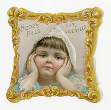 Load image into Gallery viewer, Victorian Hood&#39;s Liver Pills, Quack Medicine Trade Card A || Small Child