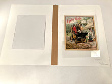 Load image into Gallery viewer, 1890&#39;s Original UP TO DATE Color Lithograph, Victorian Carriage Ride
