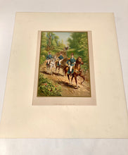 Load image into Gallery viewer, 1899 Antique Matted US ARMY GENERAL, STAFF OFFICERS 1812, Werner Company