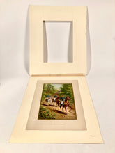 Load image into Gallery viewer, 1899 Antique Matted US ARMY GENERAL, STAFF OFFICERS 1812, Werner Company