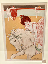 Load image into Gallery viewer, 1898 Original Framed LE ECUYERE, Circus Lithograph, Richard Ranft, L&#39;Estampe Moderne