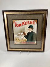 Load image into Gallery viewer,  Antique, Original Framed TOM KEENE CIGARS Lithograph, Tobacco Advertisement