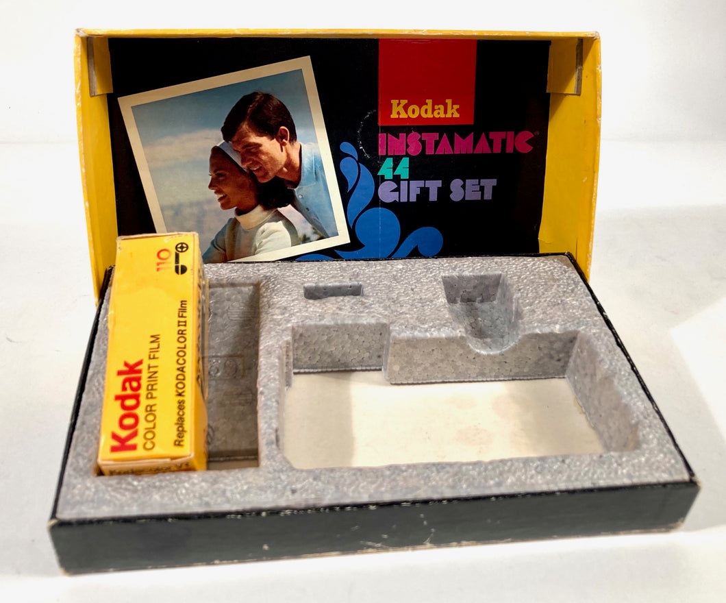 1970's Kodak Instamatic 44 Gift Set Box, Featuring Original Roll of Film, No Camera 