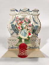 Load image into Gallery viewer, Antique 1920&#39;s Pop-Up Diorama VALENTINE || Heart&#39;s Garden, Young Couple