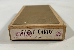 Antique 1920's Wedding Guest Place Holder Card, Bride, Unused in Box
