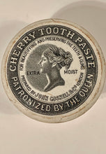 Load image into Gallery viewer, Antique Victorian Cherry TOOTH PASTE Croc Container, London, Dental